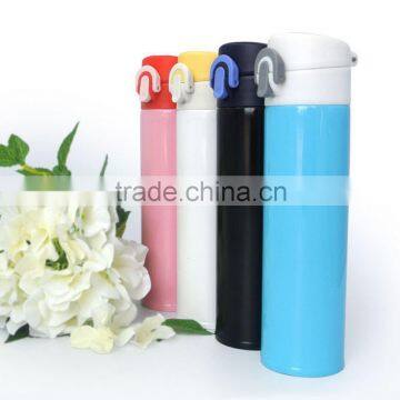 insulated stainless steel vacuum flask Thermos cup and straight Cup creative tumbler thermos flask water bottle