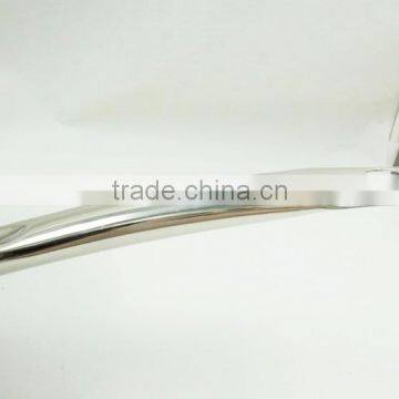 Belly Shape Satin Polished Stainless Steel Sauce Pan With Tube Handles and Induction Bottom photo-3