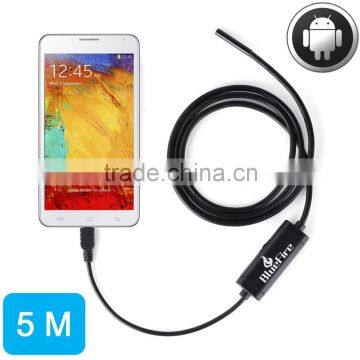 Waterproof USB Endoscope for Mobile Phone and Compute PC Laptop 5M Cable Length 6LED Tube Snake Camera 7mm Lens Camera photo-2
