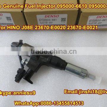 Denso Common Rail Injector 095000-6610, 095000-6611 for HINO J08E 23670-E0020, 23670-E0021