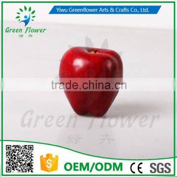 Greenflower 2016 Wholesale 8cm EPS Artificial fruit green apple handmade China for fruit store supermaket decoration