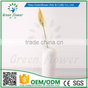 Greenflower 2016 Wholesale Real Touch Latex PU Spathiphyllum China Artificial Flowers Rose for Wedding Decoration photo-2
