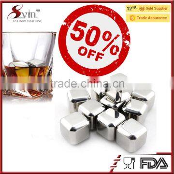 NT-WS13 Stainless Steel Barware Ice Cubes Reusable Ice Cubes for Wine photo-3