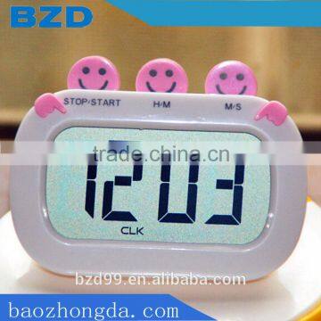 Promotional Magnet Large Smile Clock/CountUp/ Countdown Functions Digital Clock with Timer / Electronic Items Manufacturer