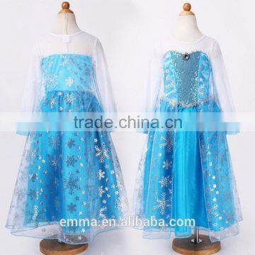 New style girls frozen elsa dress elsa princess dress BC2088