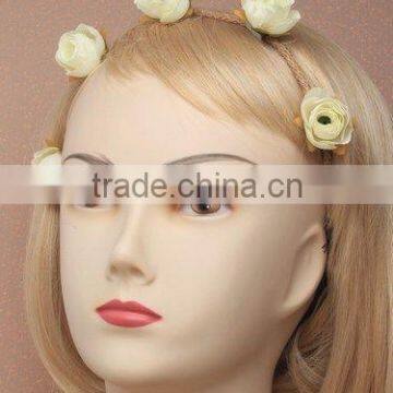 Boho Ladies Girl Floral Flower Festival Wedding Garland Forehead Hair Head Band H086