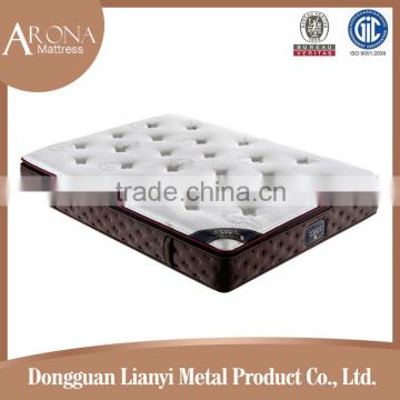 2015 healthy pillow top exercise mattress/mattress plastic spring mattress bed for sale