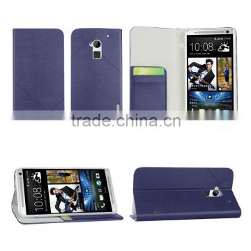 For HTC One Max T6 Flip Case Cover Protective Skin With Stand Function