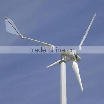 Residential micro wind turbine generator 1kw with 24v off grid system kit