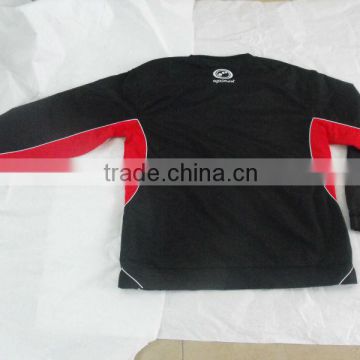 custom pull-over black and red tracksuit for club, school team