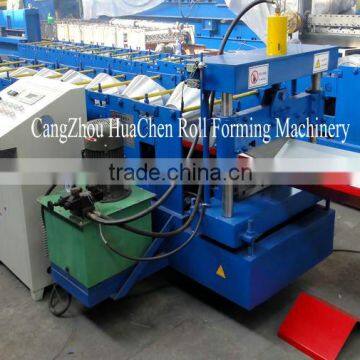 Widely Used Color Metal Roof Ridge Cap Tile Roll Forming Machine