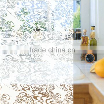 PET Wild Flower Pattern Decorative Film Similar to 3M Window Film