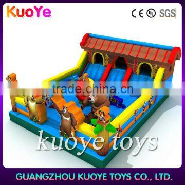 new design inflatable amazing parks,inflatable playgorund rentals,bear inflatable amusement parks