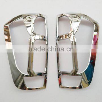 ABS Chrome Auto Accessories Tail Light Lamp Cover For Navara Np300 2015 2016
