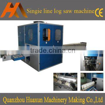 High quality toilet paper kitchen towel log saw cutter machine