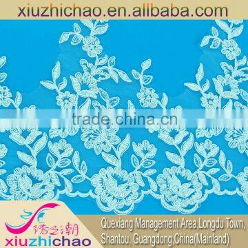 6036 Fashion Wedding Dress Embroidery Corded Lace Trim Bridal Dress Applique photo-3