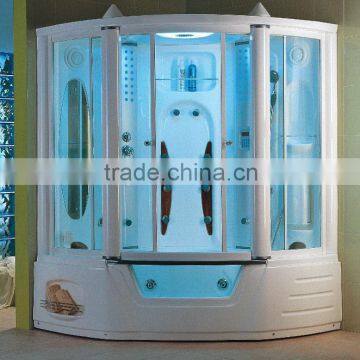 Steam shower room glass door shower room luxury configuration new design with sauna&TV 2013 G157