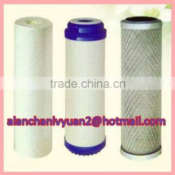 pre-filter configuration cartridge/activated carbon fiber filter