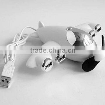 airplane shape usb hub/mini airplane hub/4 port usb hub