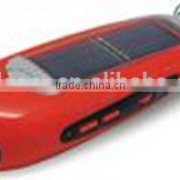 Solar torch with FM radio