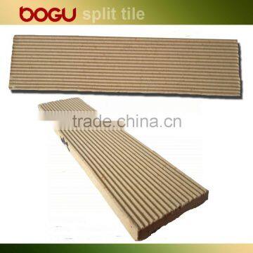 Cream colored ceramic wall brick tile handmade China