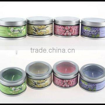 small metal wholesale candle tin box with pour spout lid,metal candle tin box