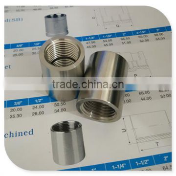 Heavy Duty! 1 inch Stainless Steel Full Socket BSPT Taper Thread