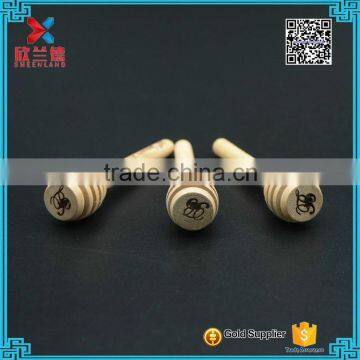 Mini Jam Honey Dipper Stirring Rod Wooden MuddlerHoney Stick With Engraved photo-3