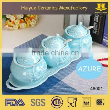 Ceramic Salt and Sugar Canister, Spice Jar, Spice Canister photo-4