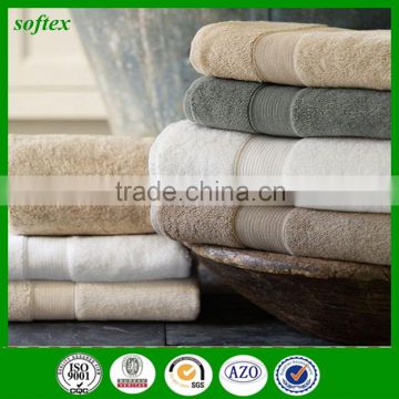 hotel new style terry solid color custom 100% cotton towels 700gsm with dobby