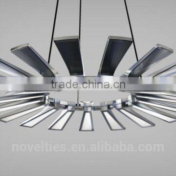 Trapezoidal LED Edge-lit Large Chandelier With Up and Down 30 Lighting Fixture photo-2