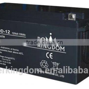 12V 150AH VRLA battery solar battery for UPS and solar system