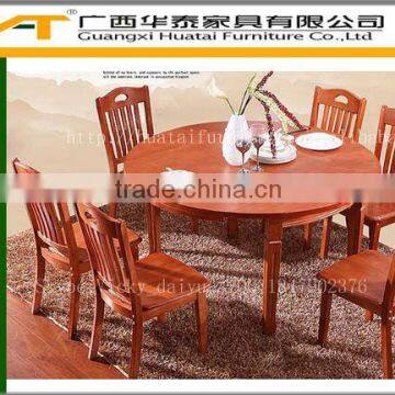 Cheap solid wood dining table set