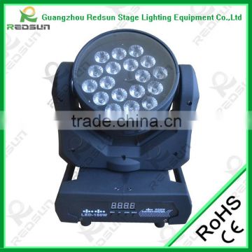 Lowest price!!!Professional High quality LED Wash Moving Head 10W 18 pcs (RGBW) RGBW 3 W LED Scheinwerfer Moving lights