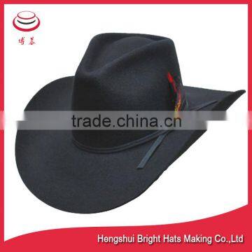Wool Felt Fedora Cowboy Hat