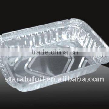 rectangle aluminium foil food tray