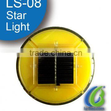 LS-08 New IP68 High Flashing Plastic Led Cat Eye Solar Powered Leds Road Stud Solar Road Safety Studs photo-6