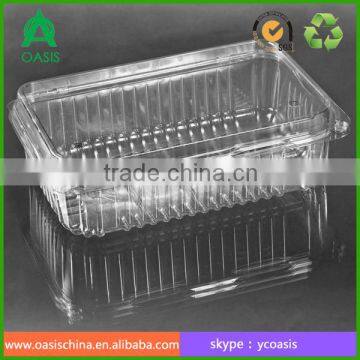 Plastic material vegetable packing box