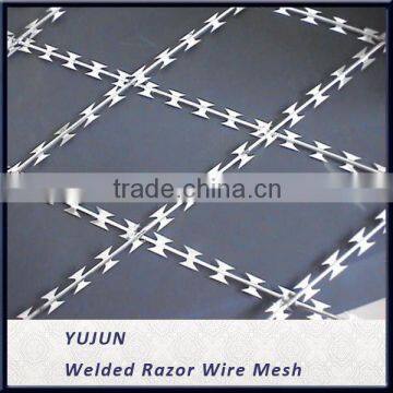 Welded Wire Mesh Fence with Razor Wire BTO-22