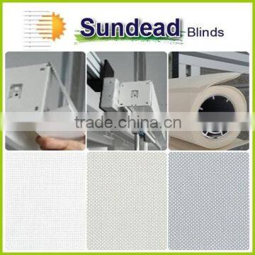 Custom made sunscreen heavy Duty 38mm industrial roller blinds