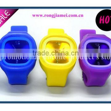 Charming promotion gift kids silicone square watch