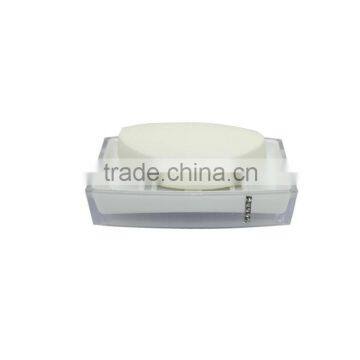 wholesale white plastic square bathroom accessory soap dish