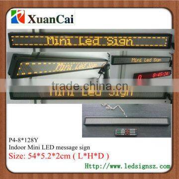 5V General information or count down systerm P4-8*128Y small small scrolling LED display