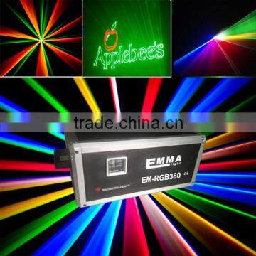 8w rgb full color laser show,text laser light ,programmable laser light