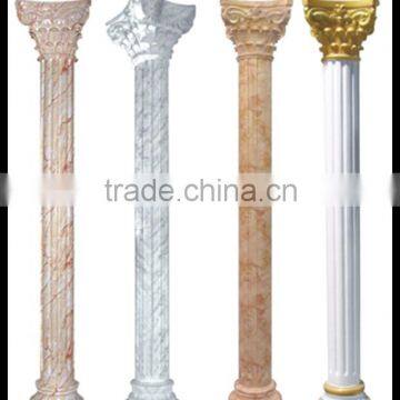 Interior Decorative&Wedding Fiberglass Resin Artificial Marble Roman Pillar