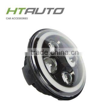 HTAUTO LED Lamp 60W LED Projector Auto Bulb 7inch Round Led Headlight