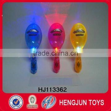 plastic toys sand hammer with light for wholesale EN71