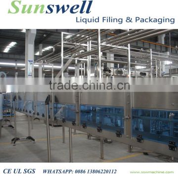 Aseptic filling line for beverages