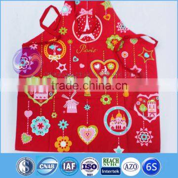 custom design printed christmas cotton kitchen apron