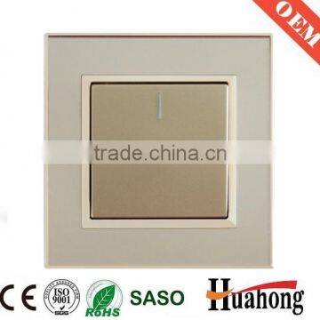 High Quality Gold Acrylic Wall Switch photo-2